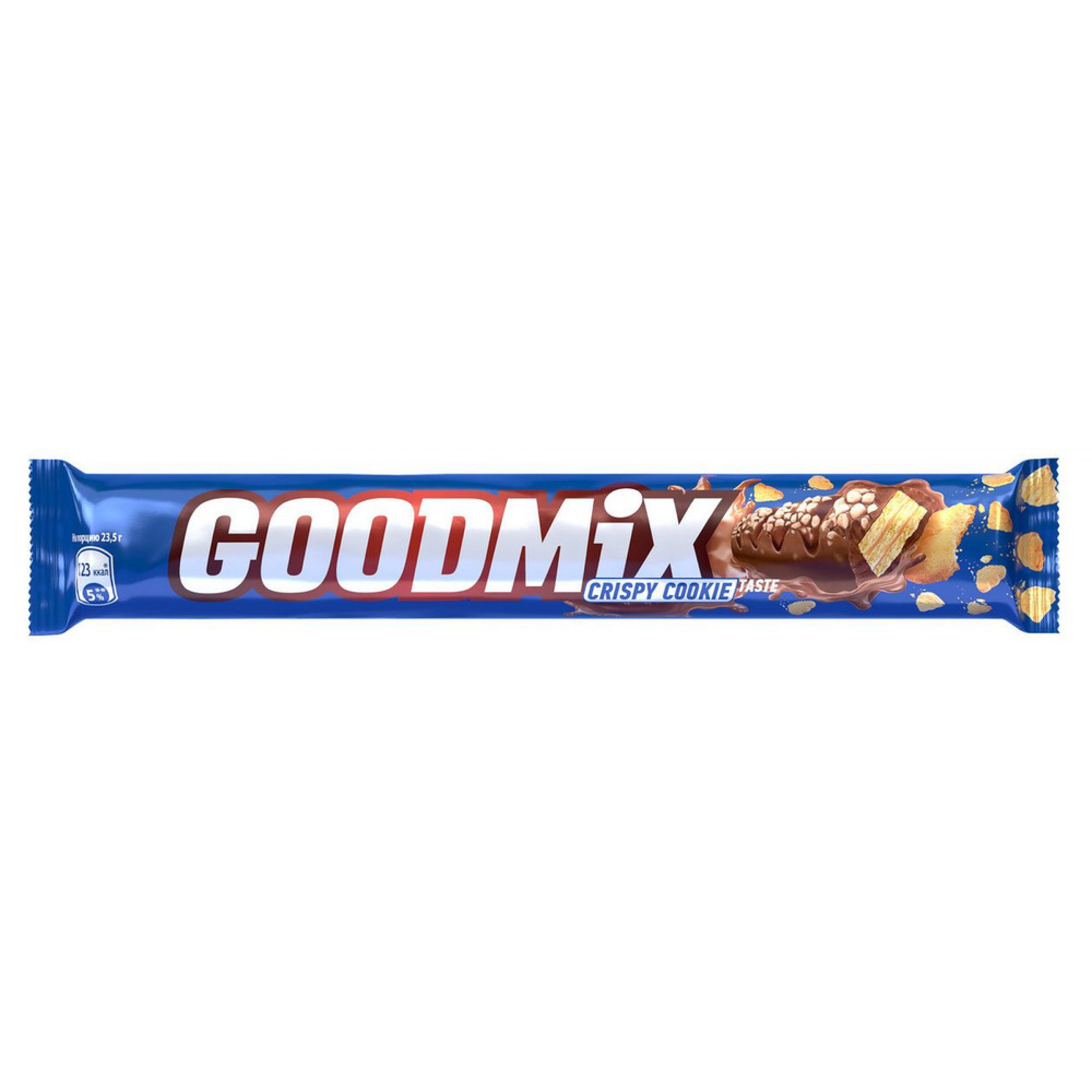 Батончик Goodmix со вкусом печенья, с хрустящей вафлей 47 г