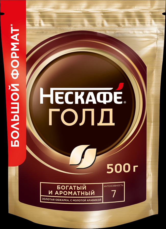 Кофе растворимый Nescafe Gold , 500 г р