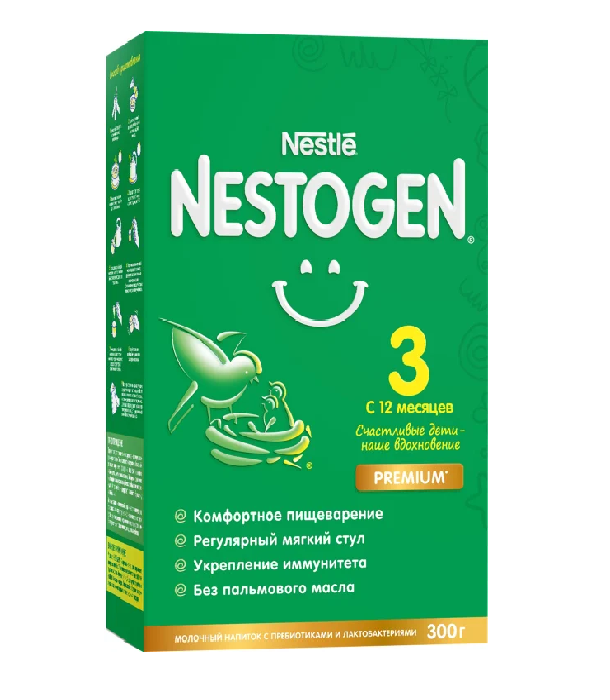 Сухая смесь молочная с 12 месяцев Nestle Nestogen 3 300 г