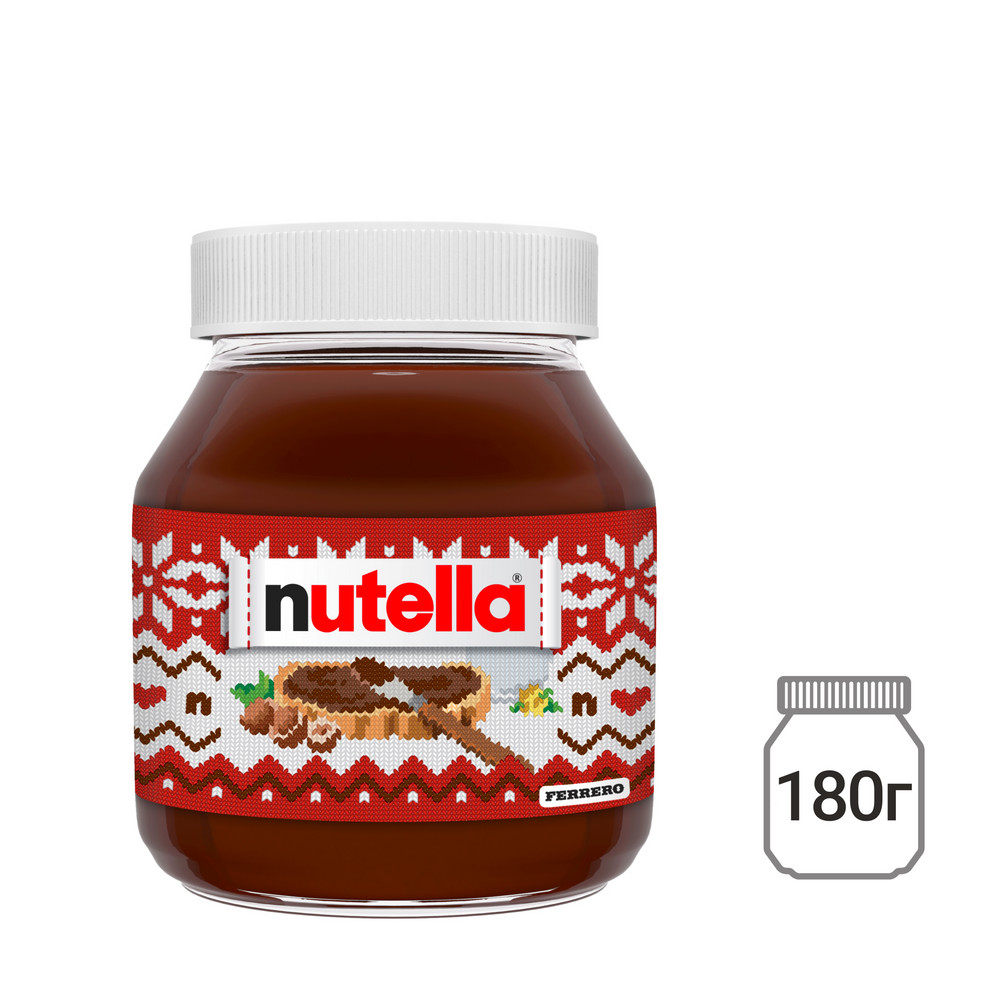 Паста ореховая Нутелла 180 г Зима