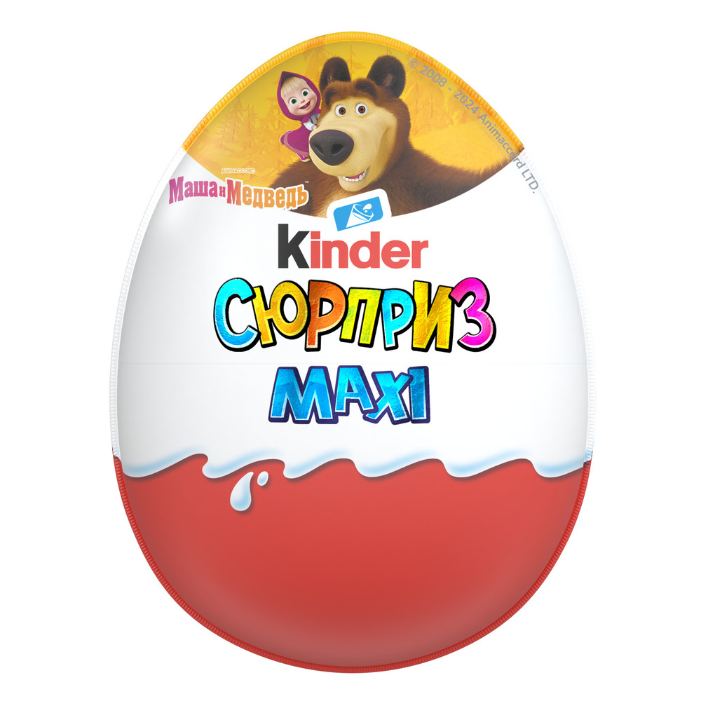 Яйцо Kinder Сюрприз Maxi Зима из молочного шоколада 100 г