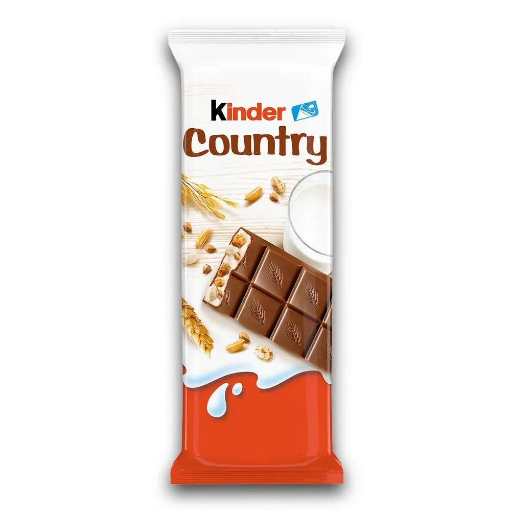 Шоколад молочный Kinder Country с молочно-злаковой начинкой 94 г