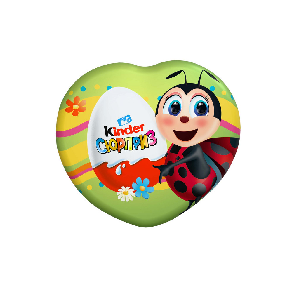 Фигурный  молочный шоколад Киндер Сюрприз 55гр Весна