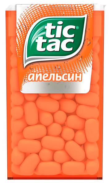 Драже Tic Tac со вкусом апельсина, 16 г