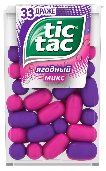 Драже Тик Так Ягодный Микс, 16 г