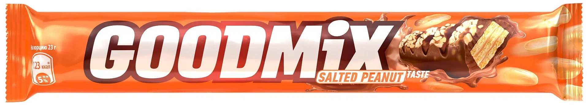 Батончики Goodmix со вкусом соленого арахиса 5000 г